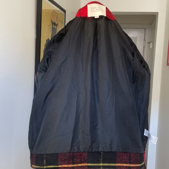 Thread & Supply Plaid Moto Jacket Size S 😘 - Picture 11 of 12